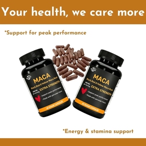 Cápsulas de Raíz de Maca al por Mayor de Fábrica OEM, Extracto Herbal de Maca Roja, Amarilla y Negra, Suplemento para Adultos, Energía y Resistencia Masculina - Product Image 4