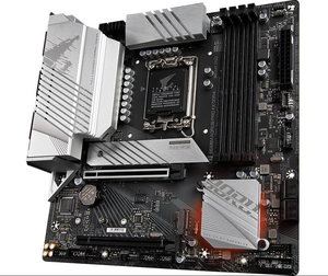 B660M กิกะไบต์ <span class=keywords><strong>AORUS</strong></span> Pro AX DDR4 LGA 1700 Micro ATX Motherboard-128GB MAX RAM Dual Channel Wi-Fi USB 3.0 DisplayPort - Product Image 3