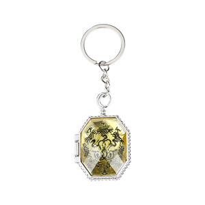 ZRM Llavero Colgante Grande <span class=keywords><strong>de</strong></span> Aleación <span class=keywords><strong>de</strong></span> Zinc con Doble Serpiente Abrible para Horcruxes, <span class=keywords><strong>Slytherin</strong></span>, Venta Directa del Fabricante - Product Image 6