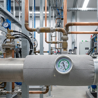 Heavy-Duty Stainless Steel Vacuum Pressure Gauge Anti-Vibration Glycerin Liquid Filled Manometer