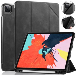เคสแบบพับสามตอนพร้อมแม่เหล็กปิด สำหรับไอแพด 9.7 นิ้ว 10.2 นิ้ว 10.9 นิ้ว 11 นิ้ว ไอแพดแอร์ 5 ไอแพดแอร์ <span class=keywords><strong>4</strong></span> พร้อมช่องใส่ปากกา - Product Image 6