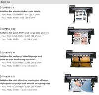 Mesin cetak dan potong CJV150-130 Mimaki baru, pemotong Printer CJV150-130 dengan tinta perak