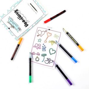 Juego de Marcadores de Doble Línea de Colores Mixtos, No Tóxicos, con Delineador, para Promocionales, Más Vendidos - Product Image 3