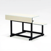 Ensemble table et banc pour projets gouvernementaux scolaires en Afrique - Mobilier scolaire pour étudiants