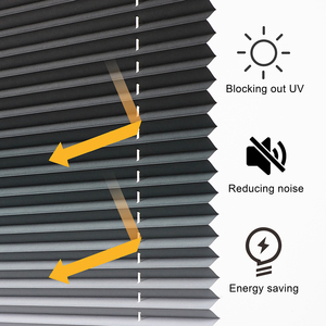 <span class=keywords><strong>Tende</strong></span> a Pieghe Orizzontali Moderne UP & DOWN BLINDS in Tessuto Senza Fili, <span class=keywords><strong>Tende</strong></span> Plissettate a Comando dall'Alto, <span class=keywords><strong>Tende</strong></span> a Rullo Oscuranti Senza Fili - Product Image 2