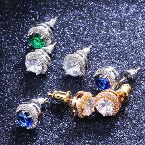 Orecchini a Perno Classici Rotondi Colorati per Donne, Design Minimalista alla Moda, Accessori per Orecchie da Indossare Quotidianamente - Product Image 1