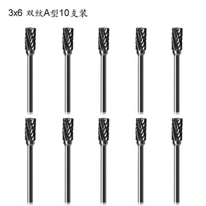 3*6 10 cái/bộ mm cacbua rắn quay để xử lý vật liệu kim loại - Product Image 2
