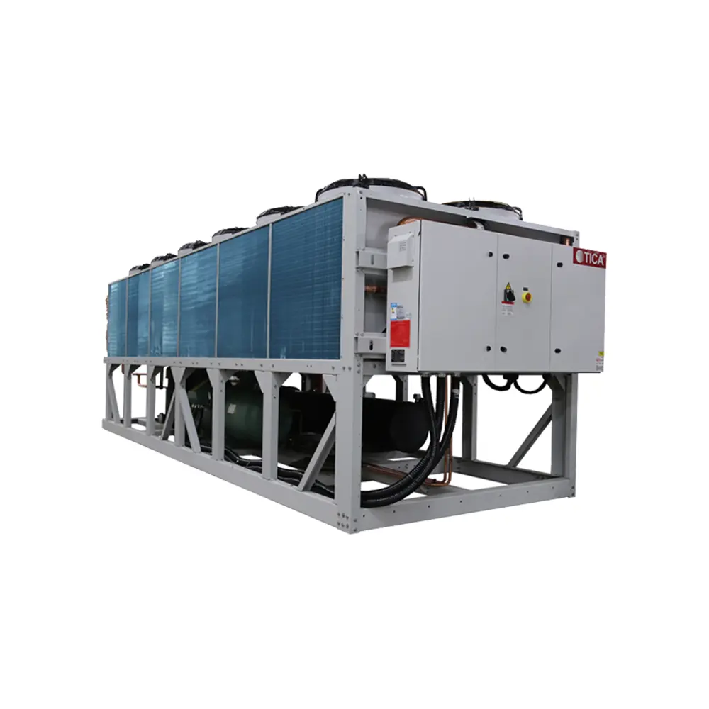 Industrial Heat Pump Refrigerated Screw TICA Chiller Unit Price Centrifugal Conditioning Cooler 4 Ton Air Cooled Chiller