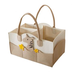 Sac à langer pliable personnalisé de haute qualité, motif dessin animé, grande capacité, en feutre et EVA, nouveau design - Product Image 1