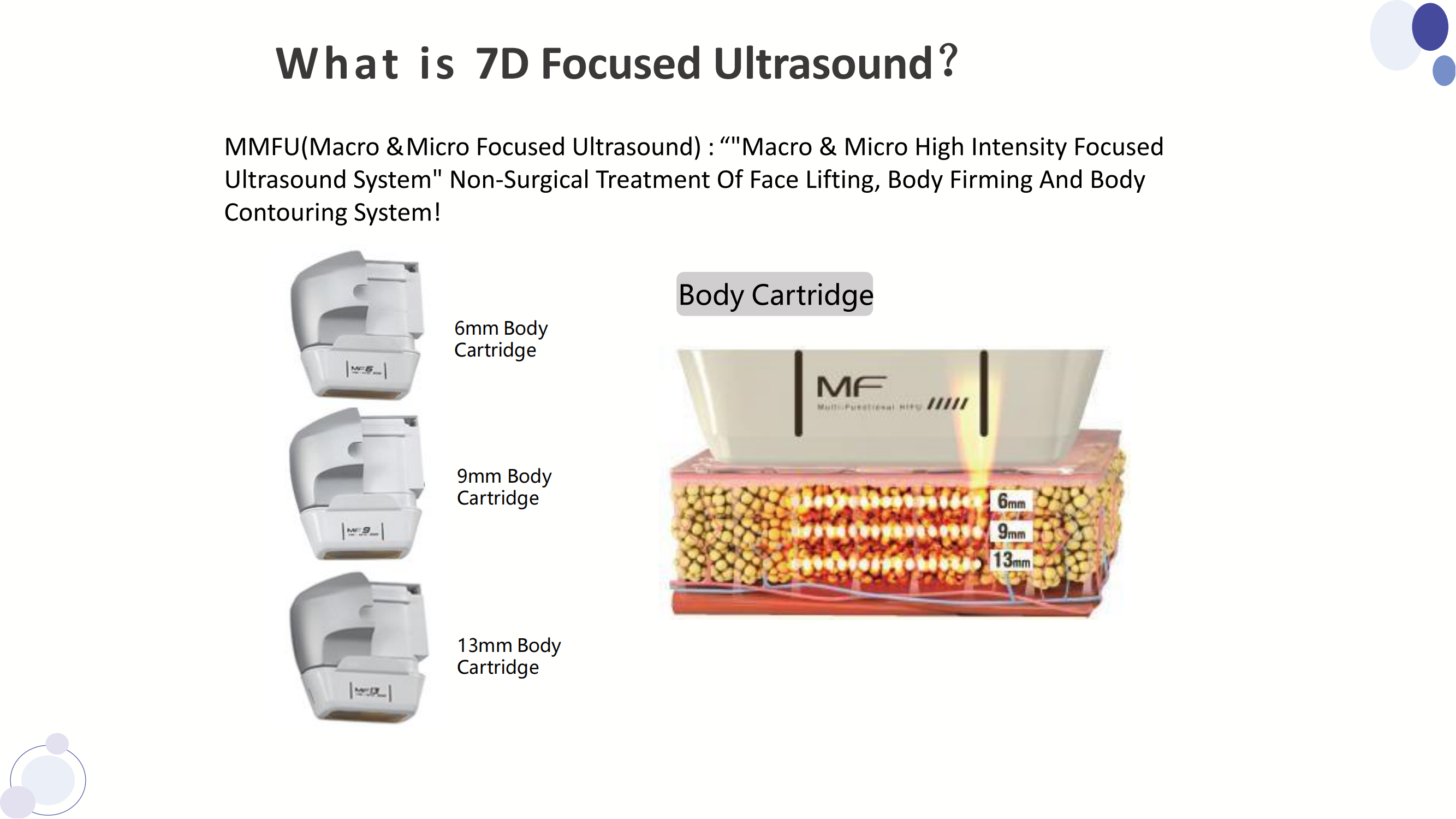2022 Hifu 7d 9d Smas Vaginal Tighten Facial Ice Mini Cartridge Facelift Ultrasonic Weight Loss Slimming Machine