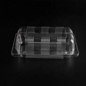 Plateau à blister à clapet en plastique PET jetable pour le stockage des aliments pour le pain, la salade, les fruits, les bonbons, les biscuits, les autres aliments - Product Image 2