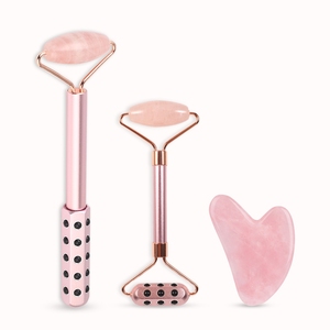 OEM/ODM Beauty <span class=keywords><strong>Facial</strong></span> <span class=keywords><strong>Roller</strong></span> Wand Skincare Tools Handheld Portable Custom Face Massage <span class=keywords><strong>Roller</strong></span> Germanio Jade <span class=keywords><strong>Roller</strong></span> - Product Image 1
