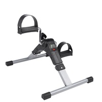Mini stepper pliable portable pour le comptage des pas, pédalier d'exercice pour les jambes, mini vélo d'exercice à domicile, entraîneur de fitness intérieur pour l'entraînement des jambes