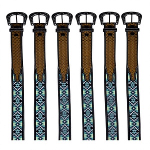 Ceintures en cuir de vachette de qualité supérieure pour adultes et enfants, design de luxe, longueur personnalisée, boucle carrée en acier, design 3D, imperméables, écologiques - Product Image 5