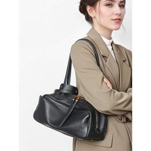 Minimalist Large Capacity Boston <b>Bag</b> Women Fashion Top Handle Shoulder Handbag Office <b>Work</b> <b>Bag</b> For Daily Use - Product Image 3
