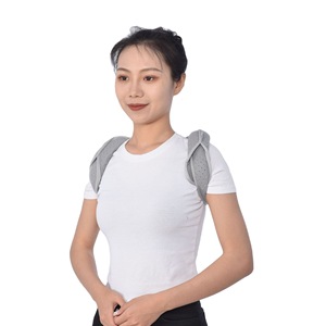 Sangle dorsale perforée respirante grise Kangxingda, sangle de fixation grise pour clavicule, sangle de fixation dorsale, sangle en forme de huit - Product Image 5