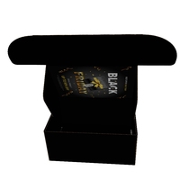 Boîte d'emballage de chaussures recyclable avec dorure à chaud pour chaussettes et fourrures, en carton ondulé, design personnalisé