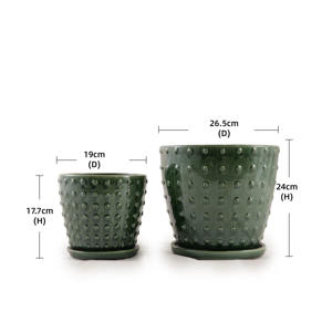 Pot en céramique réutilisable, durable, respirant, anti-moisissure, pour la décoration de la maison - Product Image 5