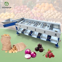 Automatische sorteermachine voor fruit en groenten: pruimen, tomaten, bladeren, avocado's, schone sorteerappels, mango's, kersen, automatische tabelsortering op maat.
