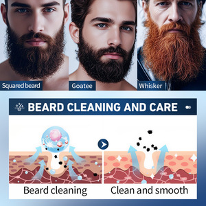 SADOER <span class=keywords><strong>Sapone</strong></span> per <span class=keywords><strong>Barba</strong></span> da Uomo 100g, Detergente e Idratante, Favorisce la Crescita della <span class=keywords><strong>Barba</strong></span>, Allevia la Secchezza e il Prurito, Riparatore per Gentiluomini Eleganti - Product Image 3