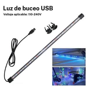 防水潜水式水族箱 LED 灯，USB 低电压增色鱼缸灯，兼容 110V 电源 - Product Image 3