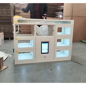 Lemari Pengambilan Makanan Pintar Dua Sisi, Kabinet Loker Elektronik Sistem Bahasa Inggris, Dapat Disesuaikan - Product Image 2