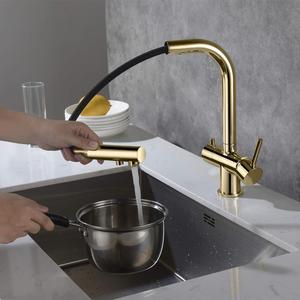 Кран кухонный трехсторонний из нержавеющей стали - Product Image 5