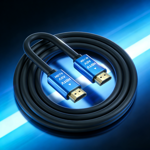 Câble HDTV haute vitesse 4K 60Hz <span class=keywords><strong>HDMI</strong></span> 2.0 1,5 m plaqué or pour téléviseur, ordinateur portable, moniteur, projecteur - Product Image 4