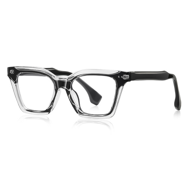 New Arrival Retro Women Anti-blue Light Fashion Glasses Frame 2026 TR90 Square Optical Eyeglasses Frame