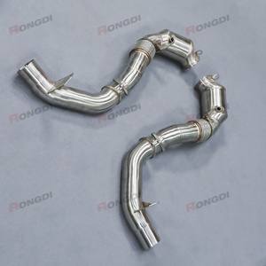 Collecteur d'échappement 3''N63 avec catalyseur pour BMW M850I M550i G14/G15/G16/G11/G12 3.0T en acier inoxydable 304 - Product Image 5