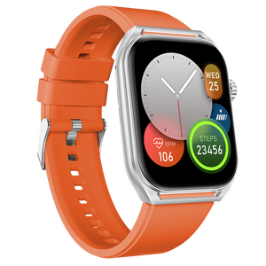 Tốt Nhất Bán Bt Cuộc Gọi Không Dây Sạc Thể Thao Am20 Loạt Thông Minh Người Đàn Ông Đồng Hồ Sang Trọng Bạc Tập Thể Dục Tracker Smartwatch Nhật Bản - Product Image 5