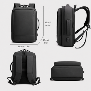 OEM ODM Customized <strong>Backpacks</strong> 17.3 Inch <strong>Convertible</strong> Tech Waterproof Business <strong>Backpacks</strong> Expandable Travel School Bag Elite Mochila - Product Image 4