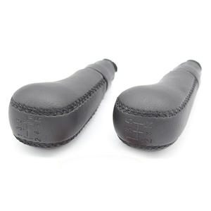 Poignée de levier de vitesses manuelle Volvo en cuir noir 5 6 vitesses ergonomique pour voiture - Product Image 3