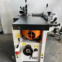 Machine combinée 3 fonctions pour le travail du bois : dégauchisseuse, dégauchisseuse-raboteuse et perceuse