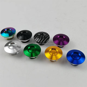WANOU 30mm Verrou de capot de voiture à bouton-poussoir en aluminium, à dégagement rapide, neuf - Product Image 2