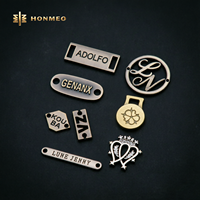 HONMEO OEM ODM Étiquettes métalliques personnalisées en alliage de zinc pour vêtements, chaussures, sacs, jeans, plaques de logo, étiquettes métalliques sur mesure