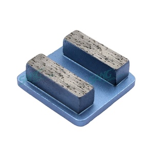 Grit 30 Medium Bond Redi Lock Chaussures de meulage diamantées avec barre Double Segments Accessoires de rectifieuse de sol - Product Image 1