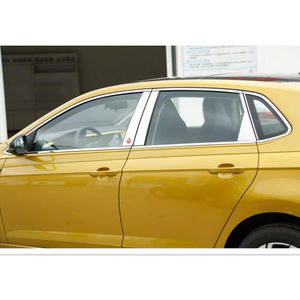 ชุดตกแต่ง2024หน้าต่างรถทำจากสเตนเลสสตีลสำหรับ Volkswagen <span class=keywords><strong>Vw</strong></span> <span class=keywords><strong>Polo</strong></span> 2019 2020 2021 2022 <span class=keywords><strong>2023</strong></span> - Product Image 4
