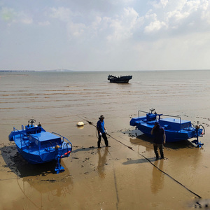 Bateau broyeur de jacinthe d'eau autopropulsé certifié CE |   <span class=keywords><strong>Coupe</strong></span>-herbe aquatique facile à utiliser - Product Image 4