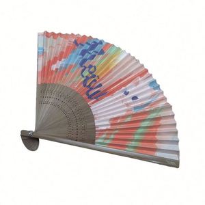 Abanicos de Mano de Madera al por Mayor, Abanicos Plegables Personalizados, Abanicos Plegables con Sublimación Publicitaria - Product Image 6