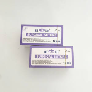 เข็มเย็บแผลพร้อมเข็มเย็บกรดโพลีไกลโคลิกสำหรับสัตวแพทย์ทางการแพทย์ - Product Image 6