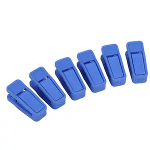 2024 New Living Room Hotel Closet Organizer Storage Strong Pinch Grip Clothing Plastic Pants Hanger Clips