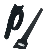 Attache de câble auto-adhésive Offre Spéciale 150mm 200mm 250mm Double face T dos à dos crochet et boucle de préhension autobloquante