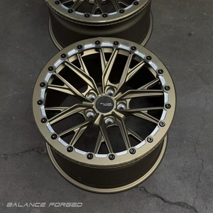 Jantes forgées Beadlock de 15, 17 et 18 pouces, 5x112 5x114.3, pour course de dragster, compatibles Cadillac CT5-V Blackwing - Product Image 1