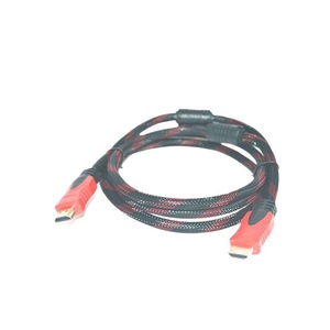 WODEXUN HDMI Cable 1080P Male To Male Braided Red Black For <b>TV</b> Computer Set Top Box - Product Image 5