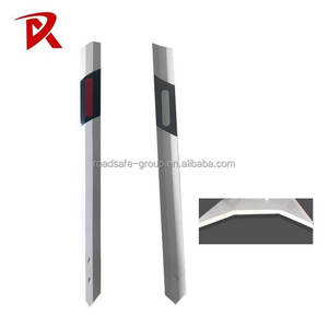 Delineador Flexible de plástico para <span class=keywords><strong>carretera</strong></span>, barandilla de tráfico de PVC, poste superior reflectante, delineador de advertencia en <span class=keywords><strong>carretera</strong></span>, postes de guía de carril - Product Image 2
