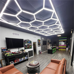 الأكثر مبيعًا إضاءة سقف المرآب بالتفصيل سداسية Led لمحطة تجميل السيارات الاحترافية - Product Image 5