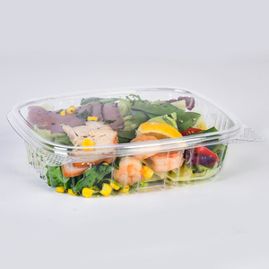 Tùy chỉnh 24 oz rõ ràng Pet rPet rõ ràng dùng một lần vỏ sò nhựa bao bì thực phẩm Khay trái cây <span class=keywords><strong>salad</strong></span> container - Product Image 6
