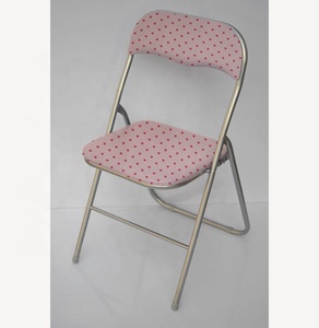 Chaise de bureau de luxe pliable en métal avec base en rotin pour salle <span class=keywords><strong>à</strong></span> manger et yoga - Product Image 2