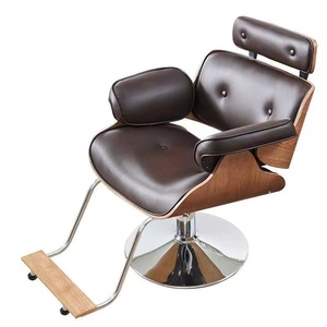 Vente directe d'usine : Ensemble complet pour salon de coiffure, fauteuil de barbier moderne et bac à shampoing avec revêtement en cuir PU - Product Image 4